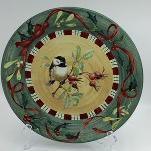 Lenox Winter Greetings Everyday Nuthatch Holiday Plate